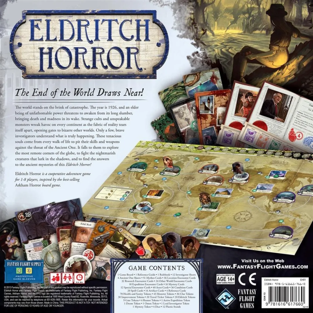 Fantasy Flight Games Eldritch Horror Bordspel FFGD1006