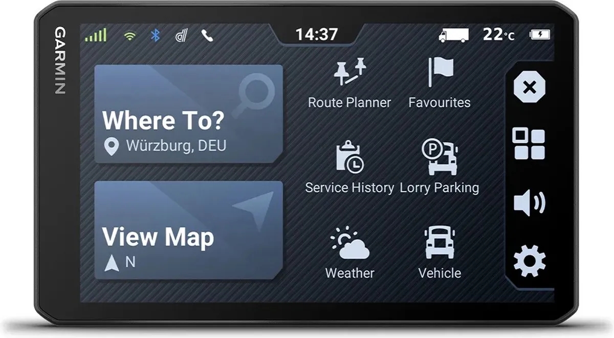 Garmin dēzl LGV720 Vrachtwagennavigatie - Zwart