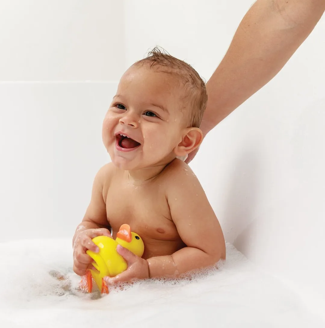 Infantino Wind Up Duck Badeend - Geel