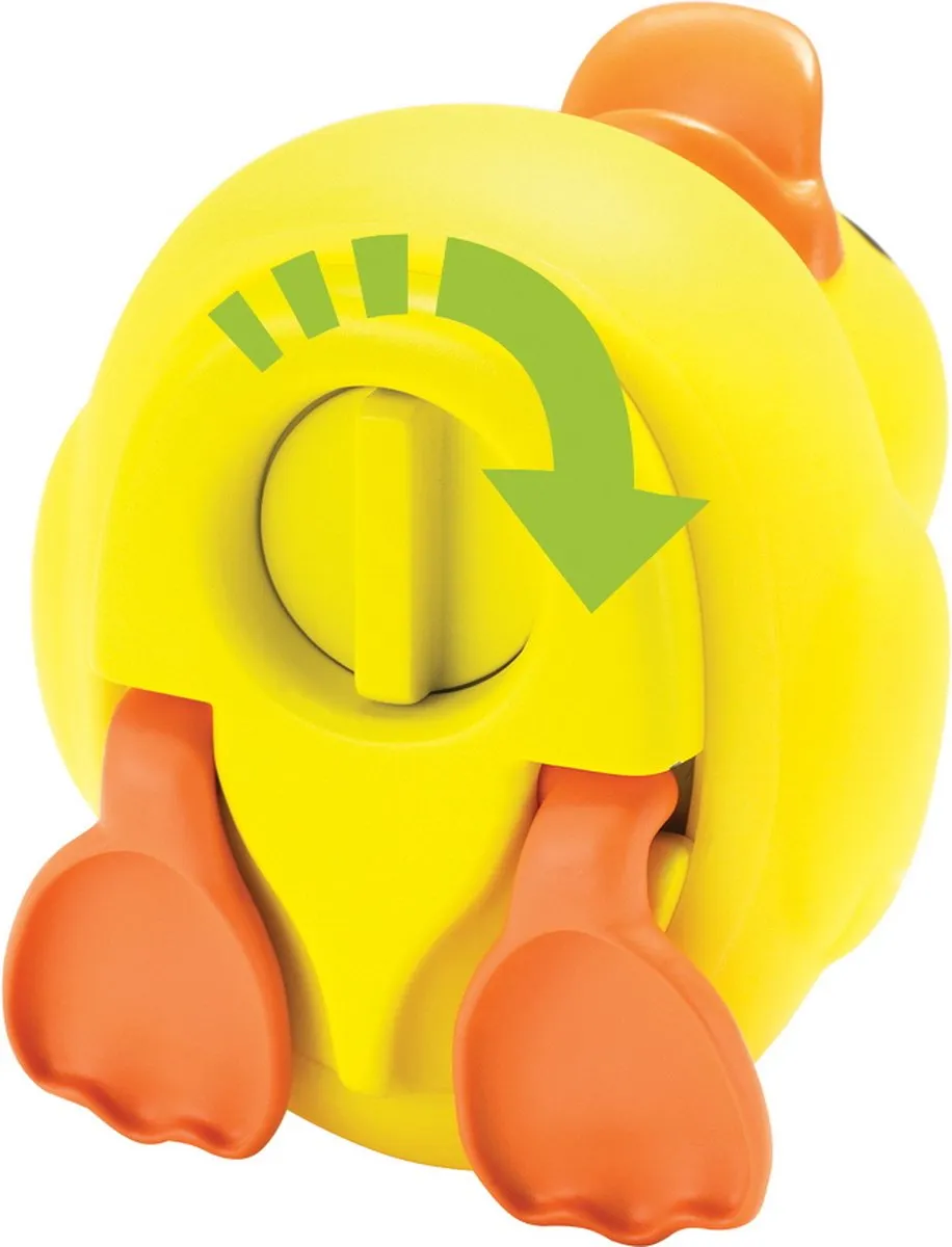 Infantino Wind Up Duck Badeend - Geel