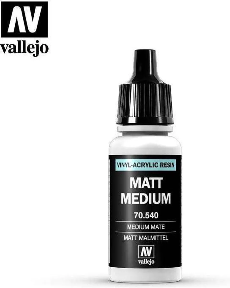 Vallejo Hobbyverf Acrylverf Matte Medium 17ml