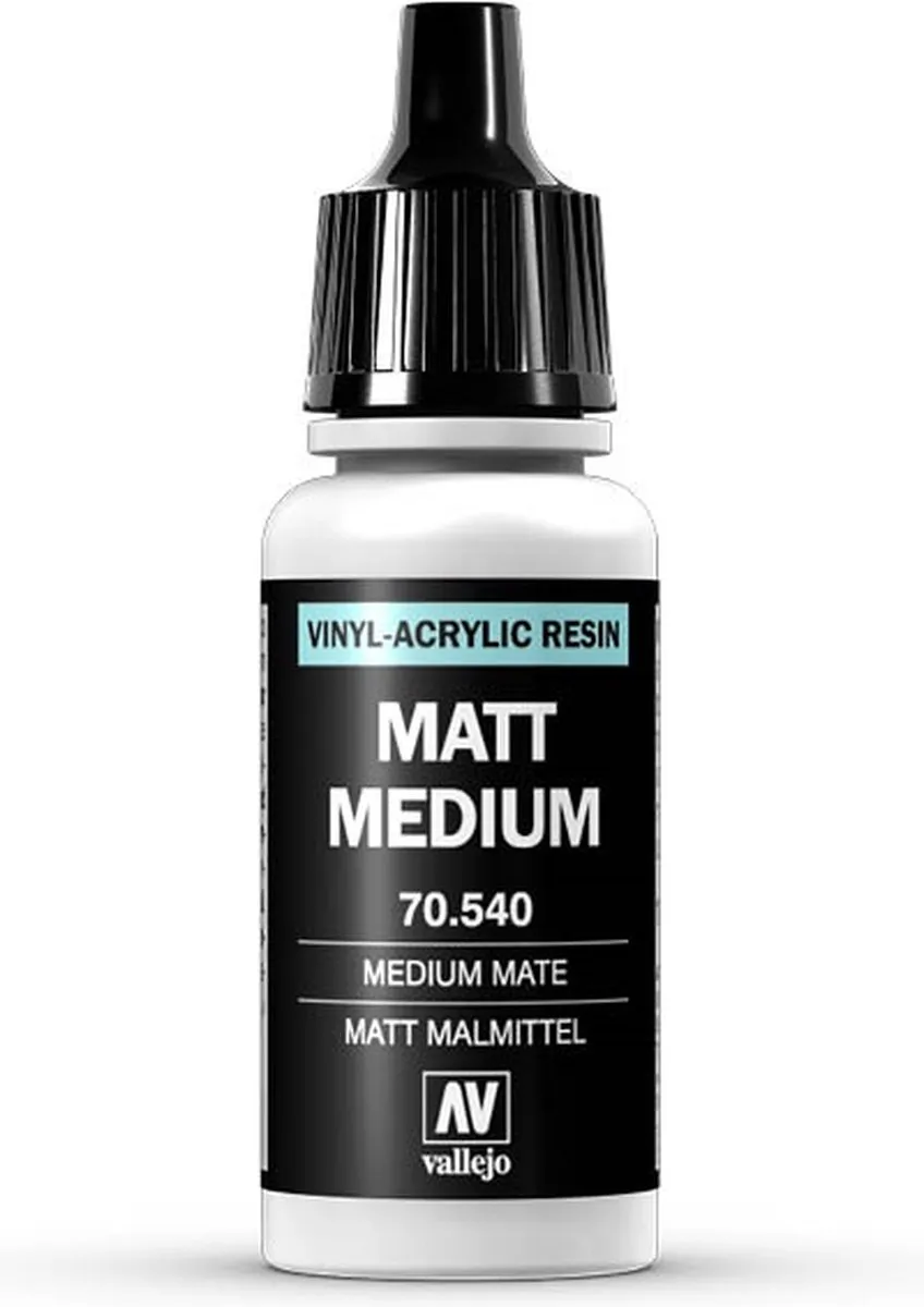 Vallejo Hobbyverf Acrylverf Matte Medium 17ml - Multi