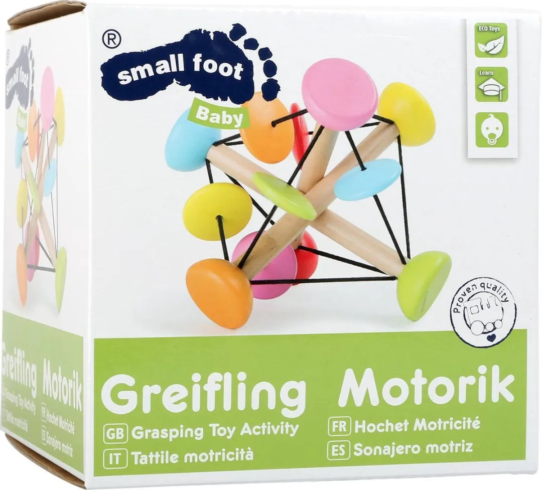 Small Foot Houten Staven met Elastiek Motoriek 4775 - Multicolor