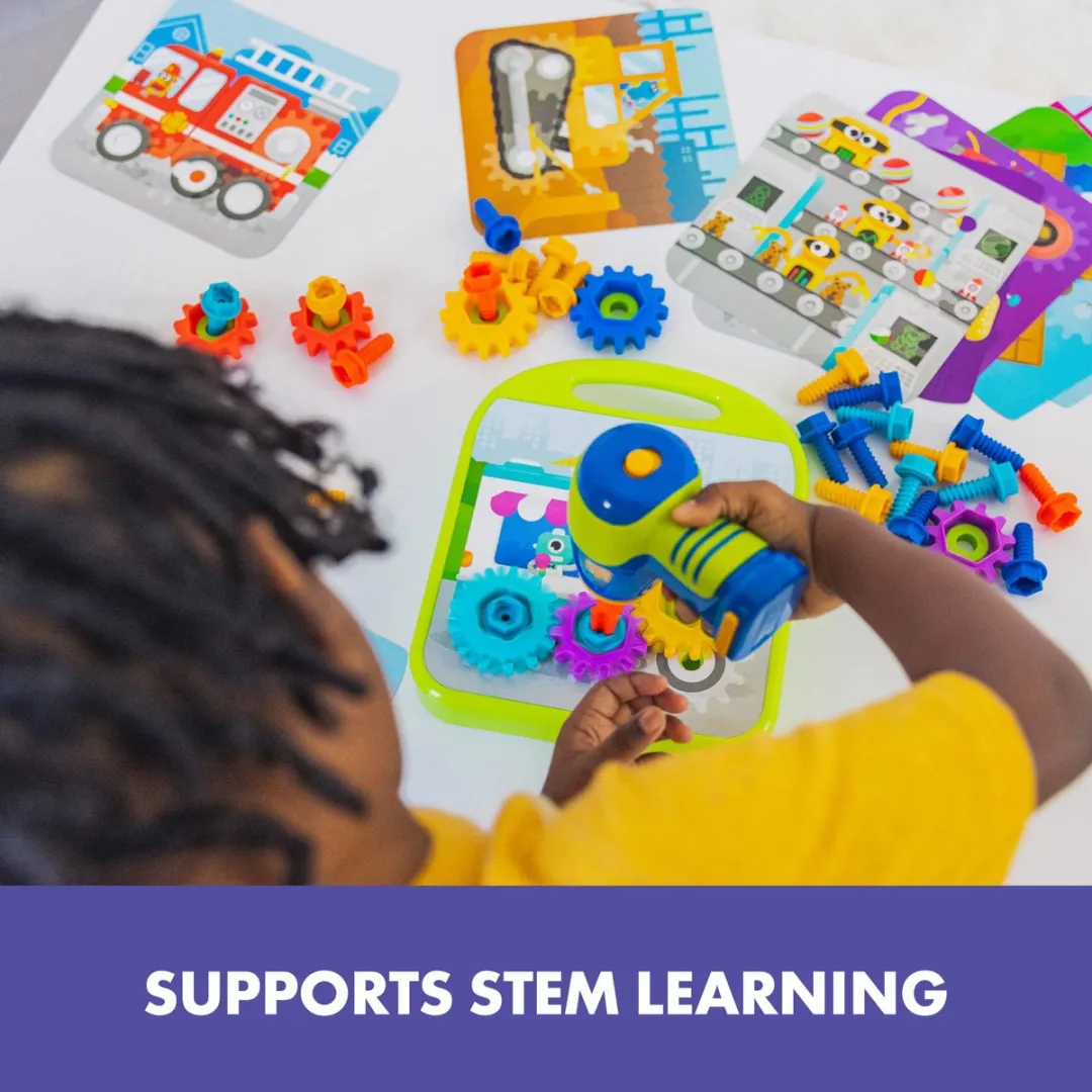 Learning Resources STEM Design & Drill Gears Workshop Multicolor