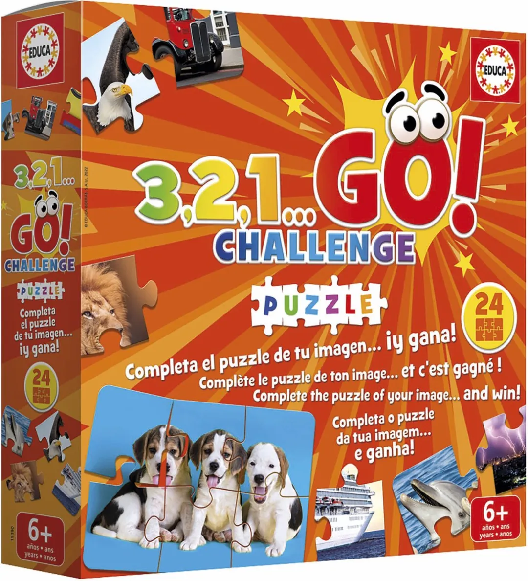 Educa 3,2,1..Challenge Puzzle - 2-6 Spelers