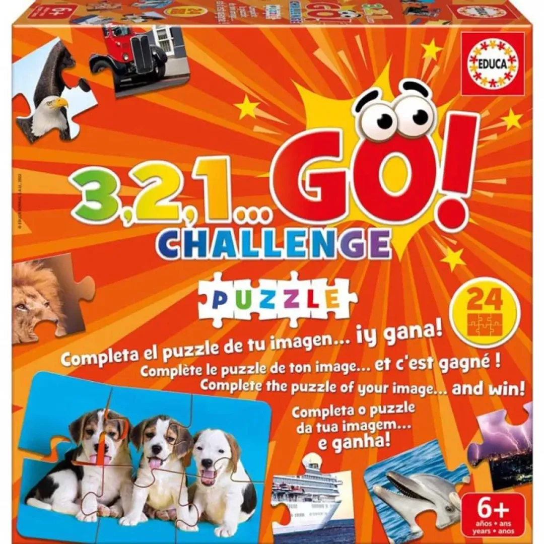 Educa 3,2,1..Challenge Puzzle - 2-6 Spelers