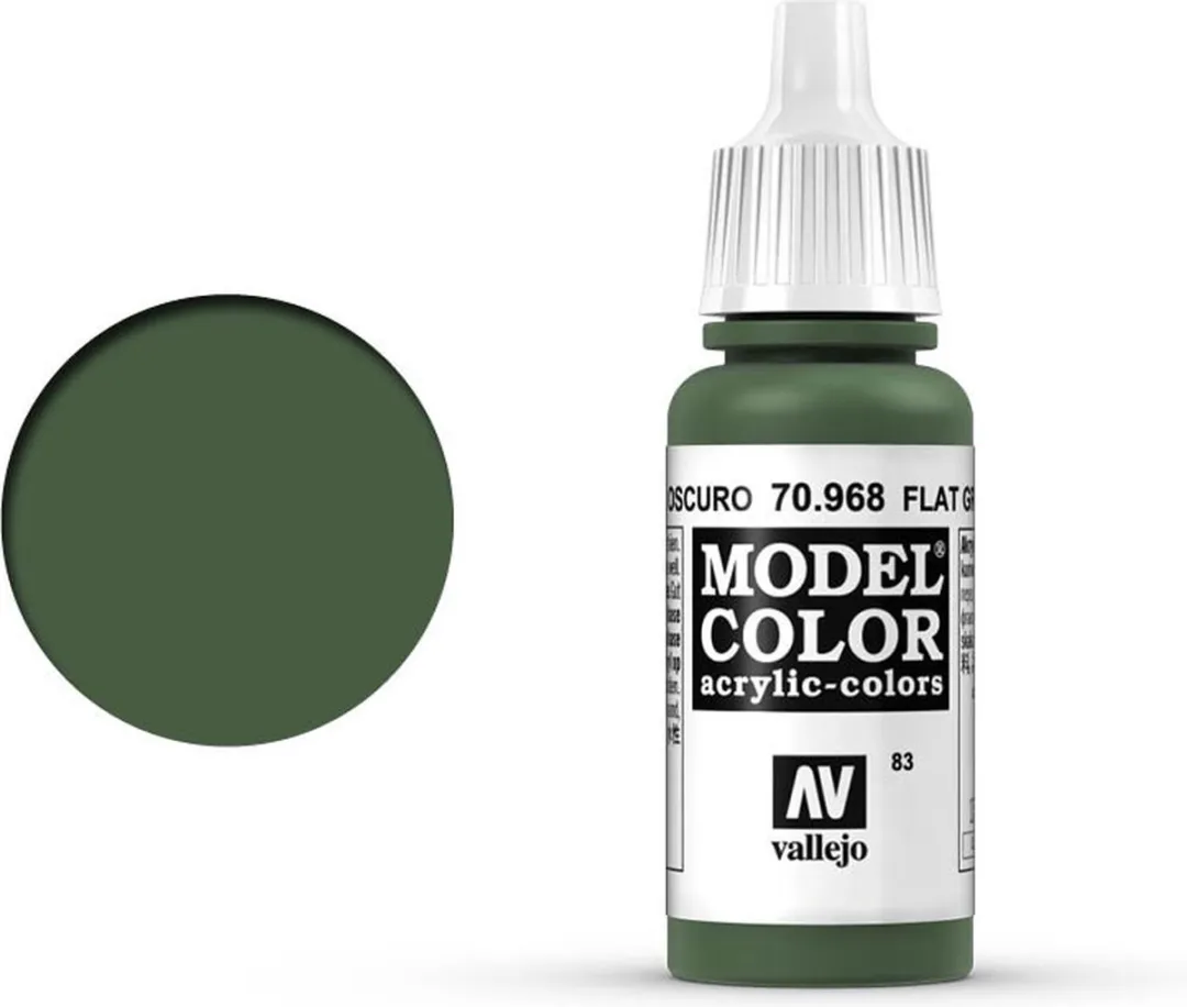 Vallejo Model Color Flat Green Acrylverf 17ml