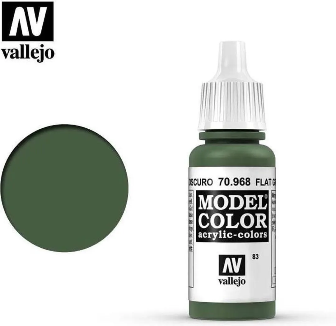Vallejo Model Color Flat Green Acrylverf 17ml