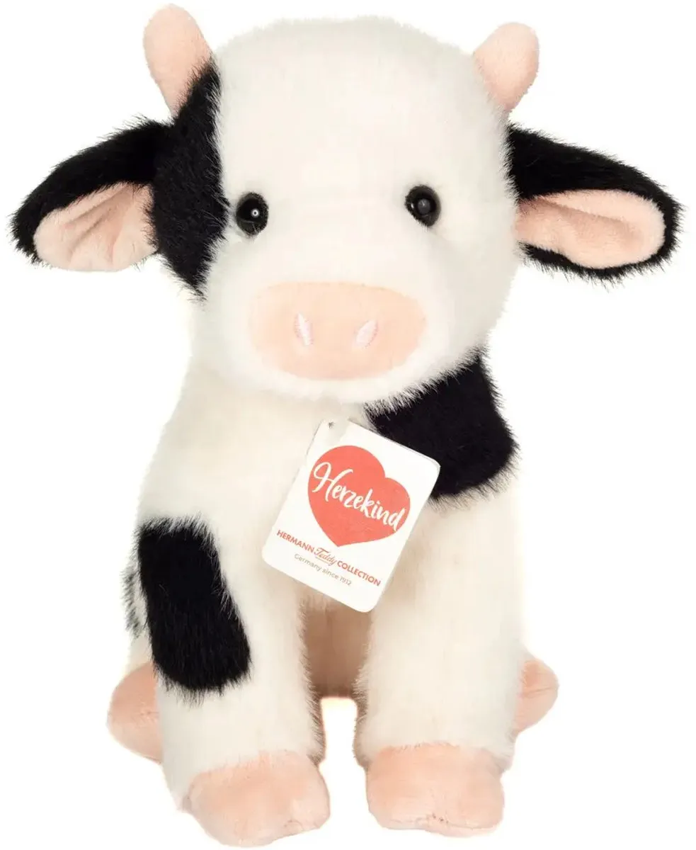 Teddy Hermann Knuffel Koe - 25 cm - Multi