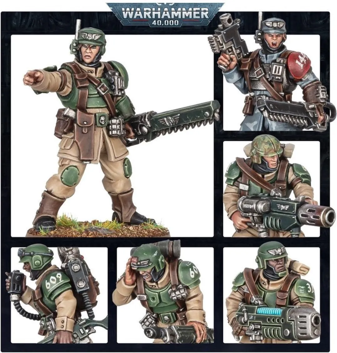 Games Workshop Warhammer 40K Cadian Shock Troops 47-33