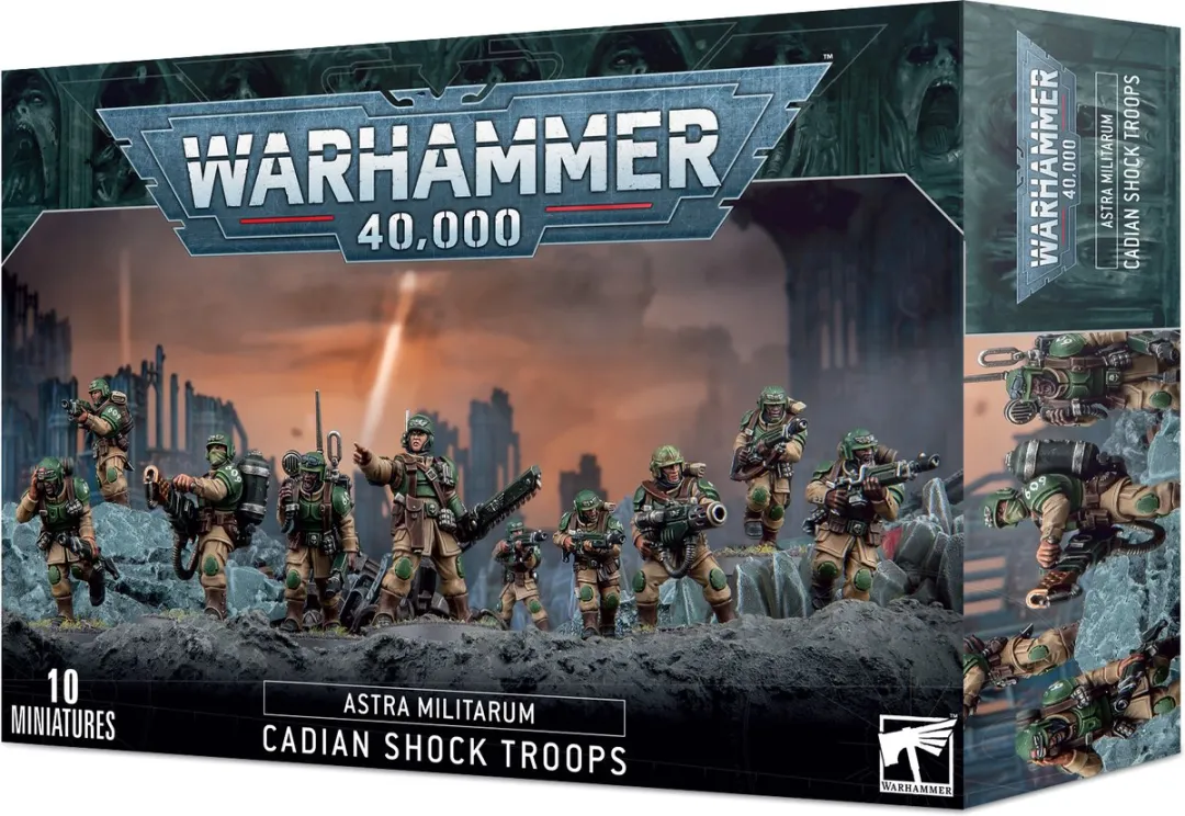Games Workshop Warhammer 40K Cadian Shock Troops 47-33