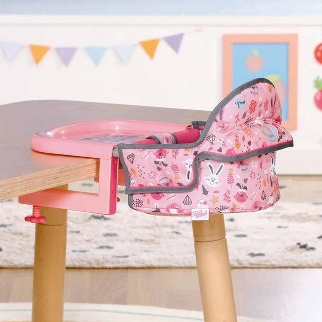 Baby Born Tafelkinderstoel 832417 - Roze