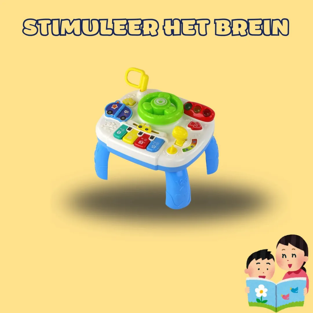 EduPlay Interactieve Educatieve Tafel 2-in-1 - Multicolor - afbeelding 6 van 6