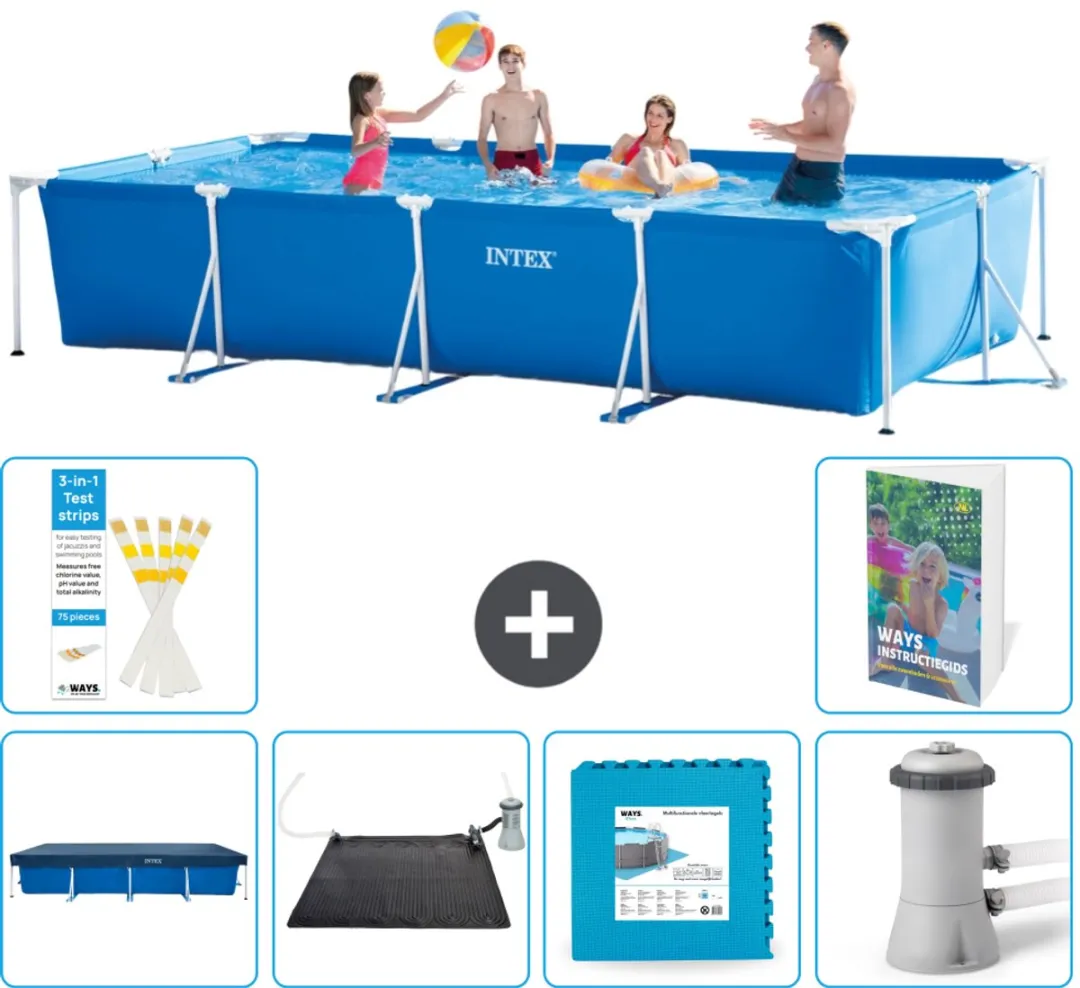 Intex Rechthoekig Frame Zwembad 450x220cm