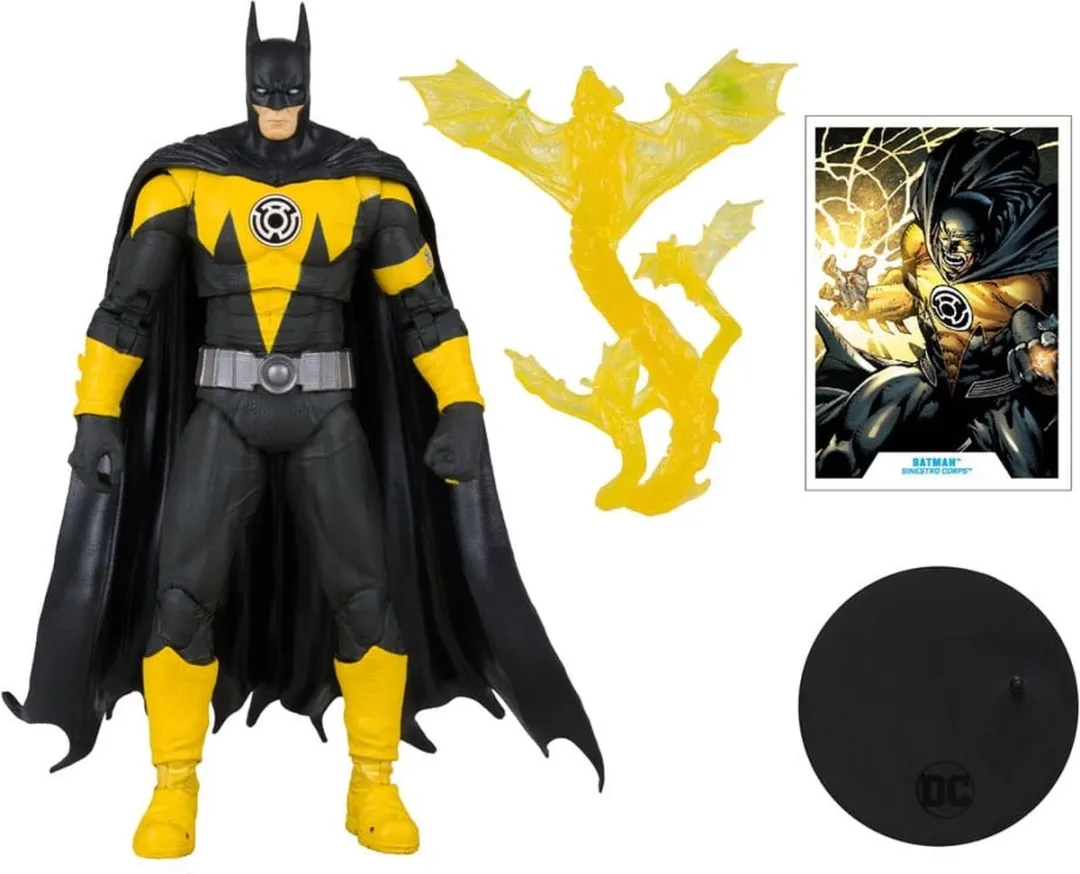 McFarlane Toys DC Multiverse Batman Sinestro Corps Gold Label - 18cm Action Figure - Multi