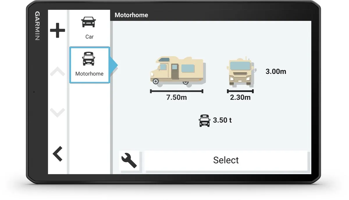Garmin Camper 1095 Navigatiesysteem 10" - Zwart - afbeelding 6 van 6