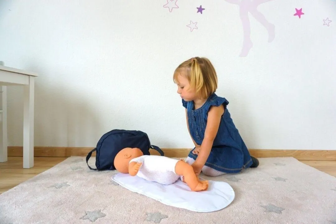 Knorrtoys Poppenaccessoire Luiertas - Blauw