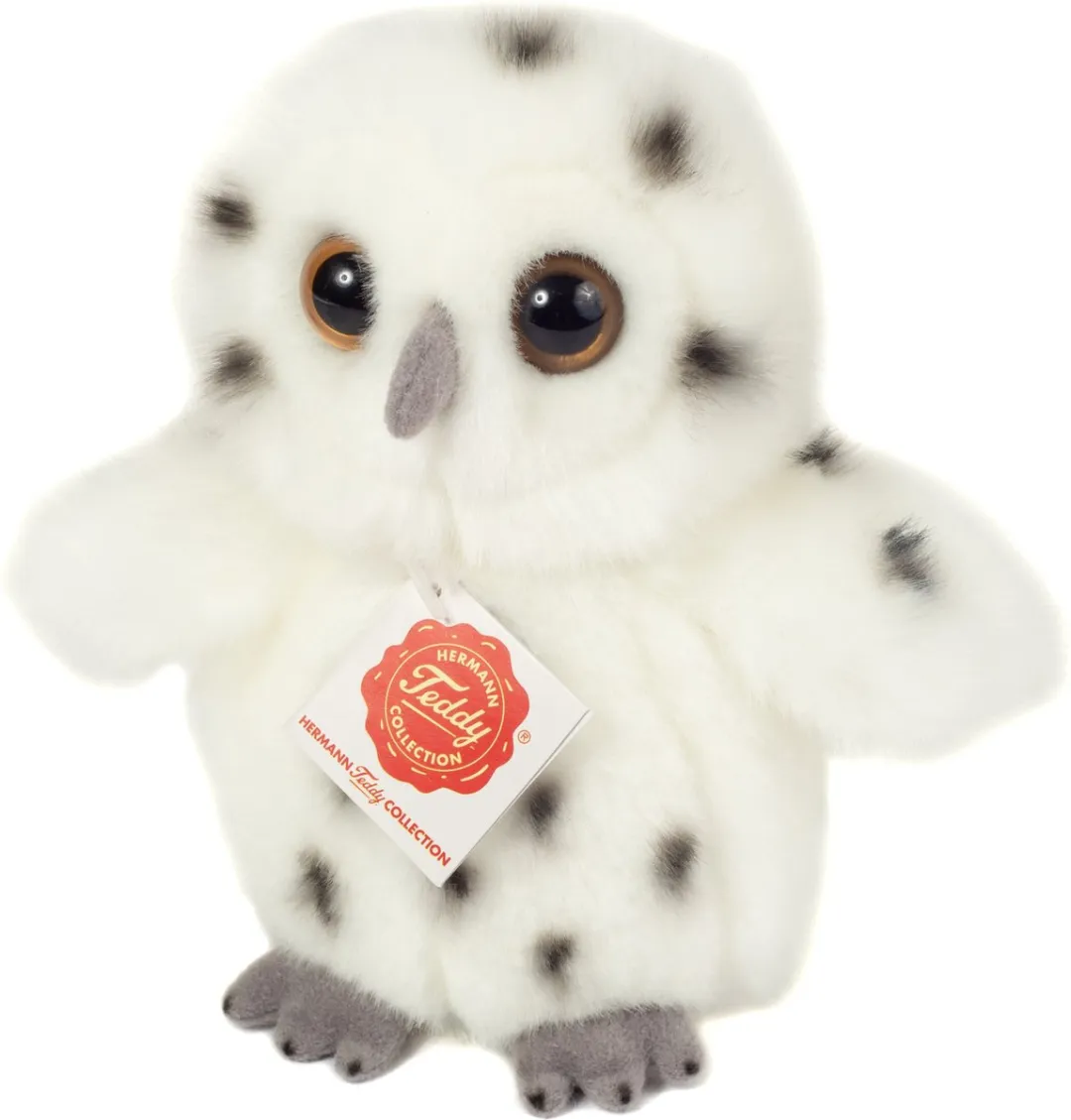 Teddy Hermann Knuffeldier Sneeuwuil Wit 16cm