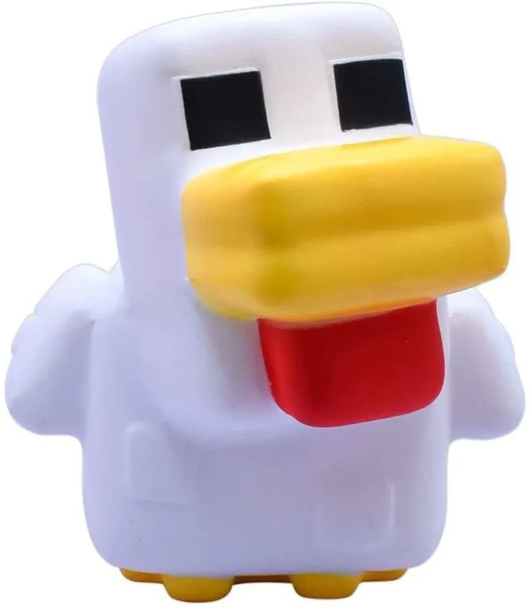Just Toys Minecraft Mega Squishme Anti-Stress Figure 15 cm Series 3 Chicken 15 cm Mini-Figuur