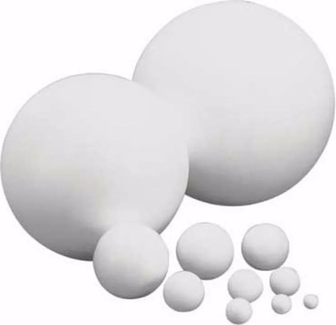 Rayher Piepschuim Bollen - 10 Stuks Wit