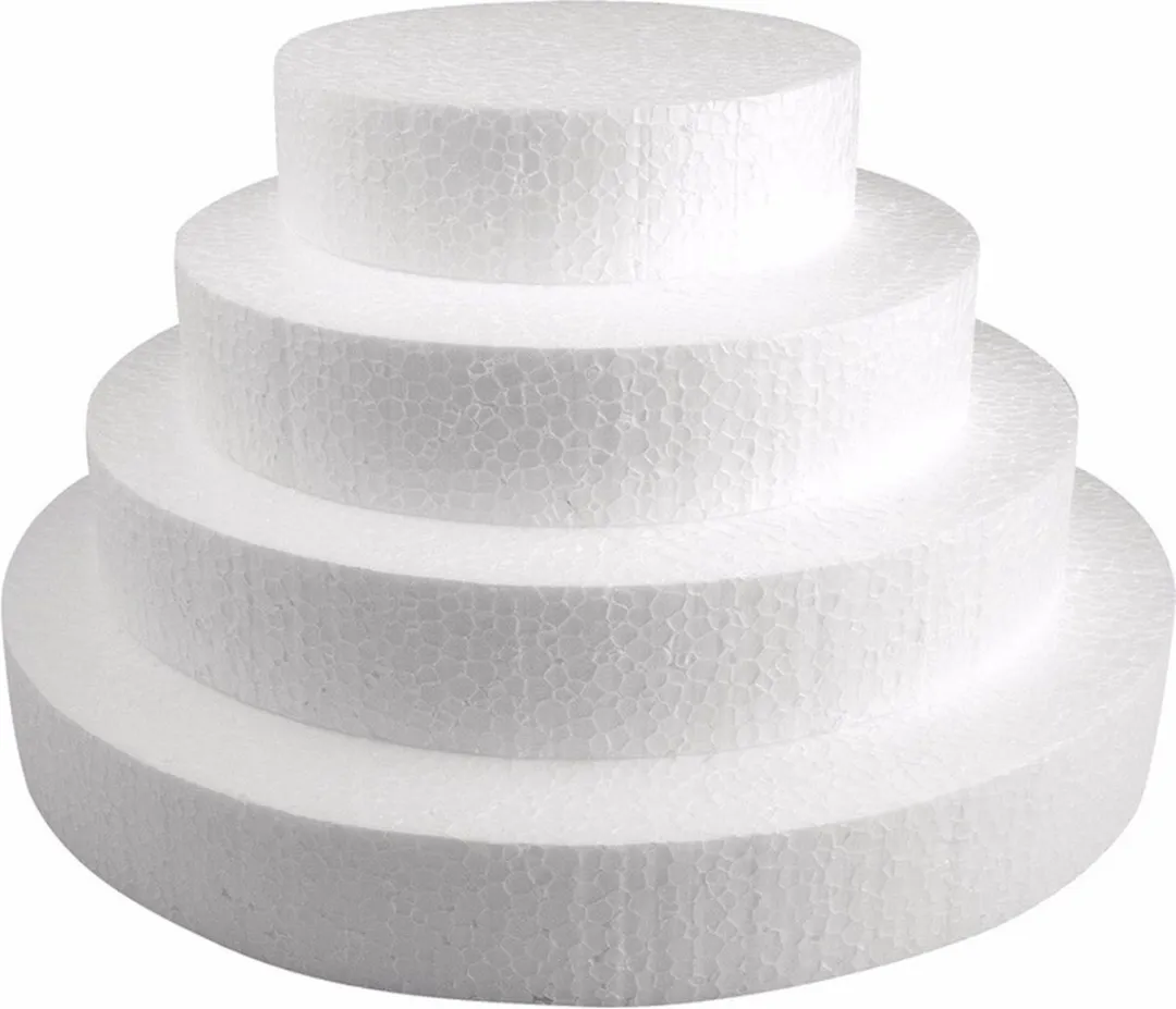 Rayher Piepschuim Schijven D20xH4cm - Wit