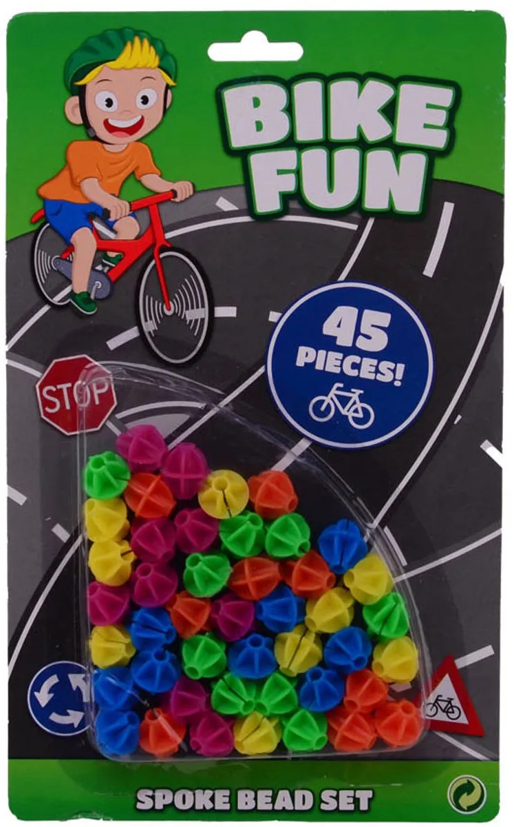 Johntoy Spaakkralen Bike Fun - 45 Stuks Multicolor