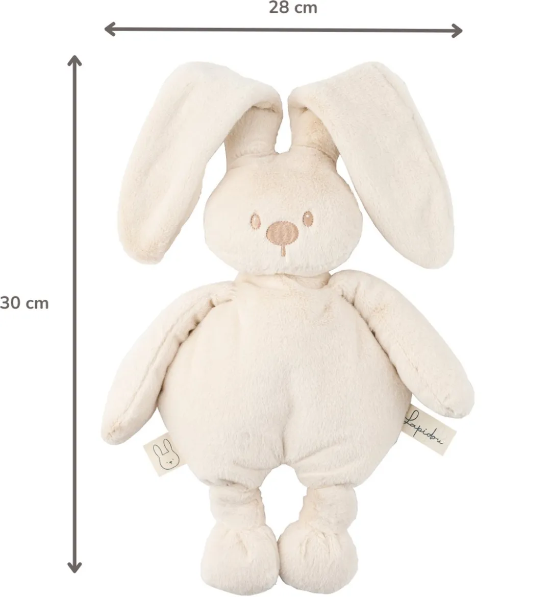 Nattou Lapidou Knuffel Konijn 30cm - Zand