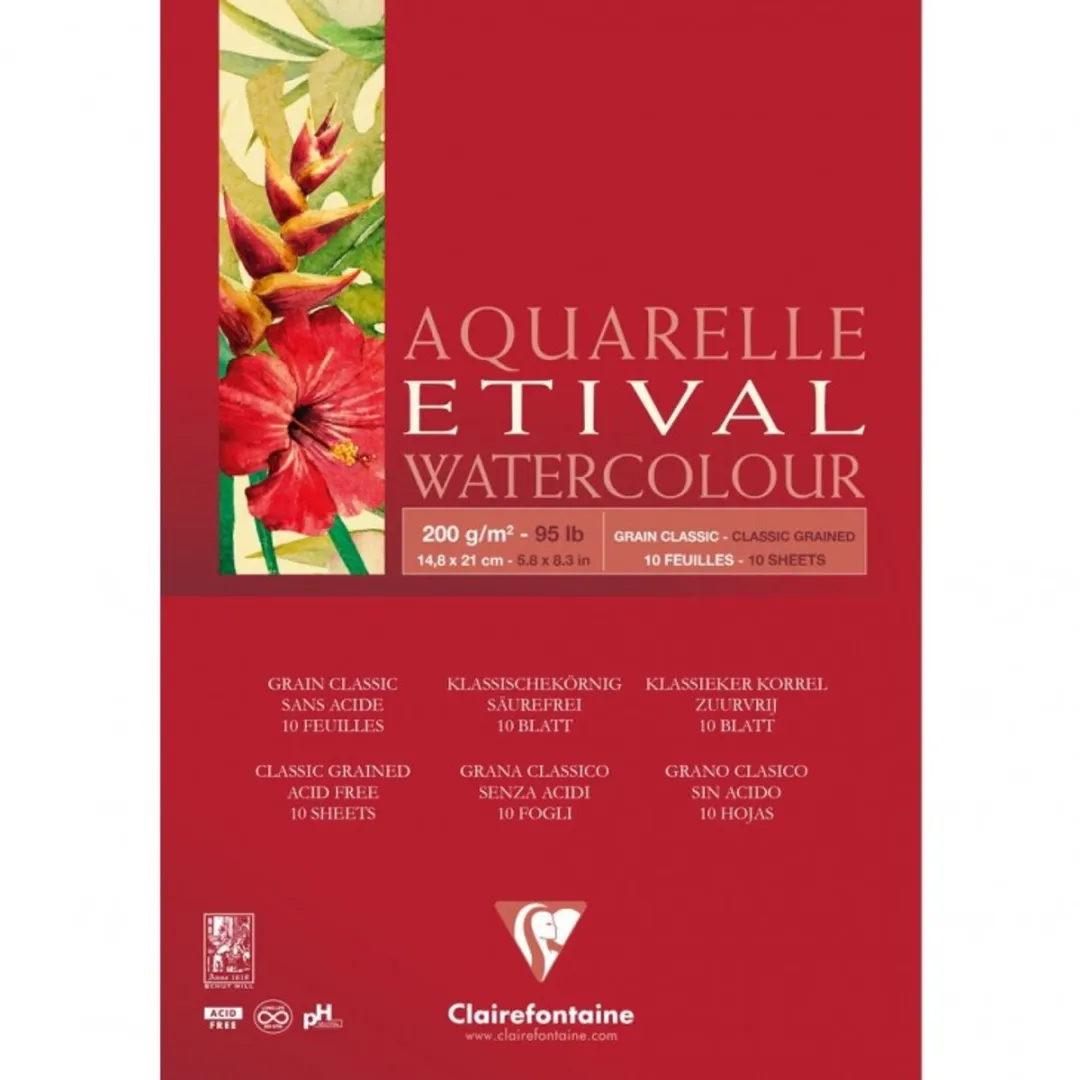 Clairefontaine Aquarelblok Étival A5