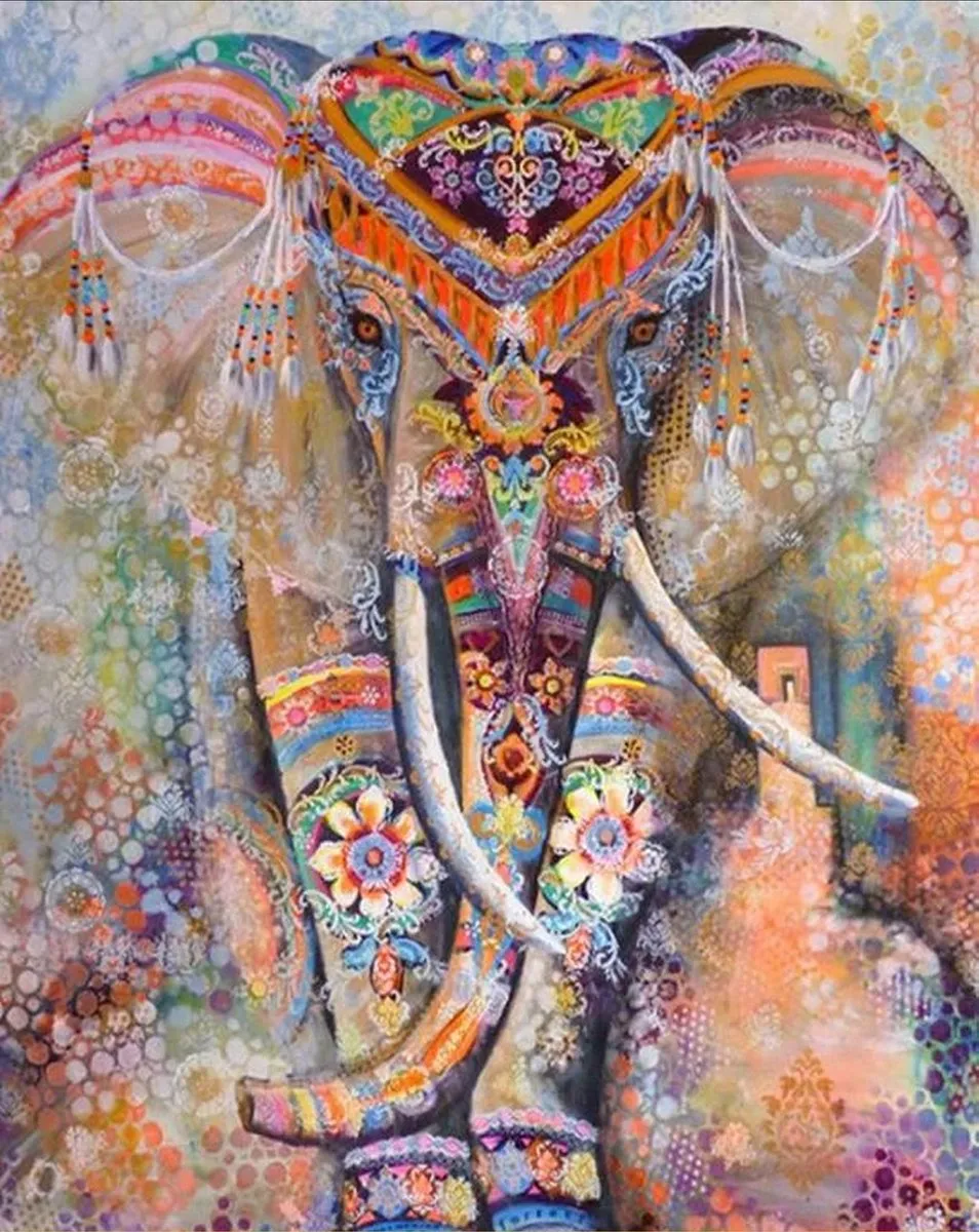 VDTOYS DIAMOND PAINTING VDTC217 Fantasy Olifant