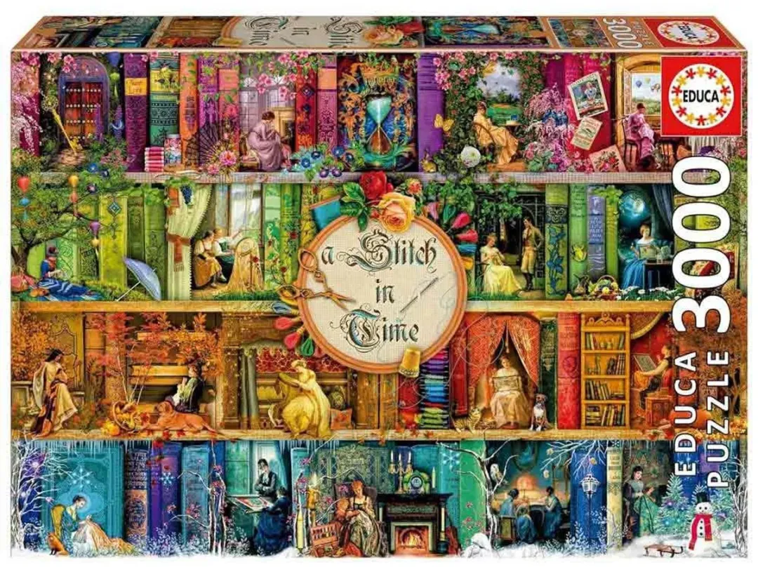 Educa A Stitch in Time Puzzel 3000 Stuks - Multicolor
