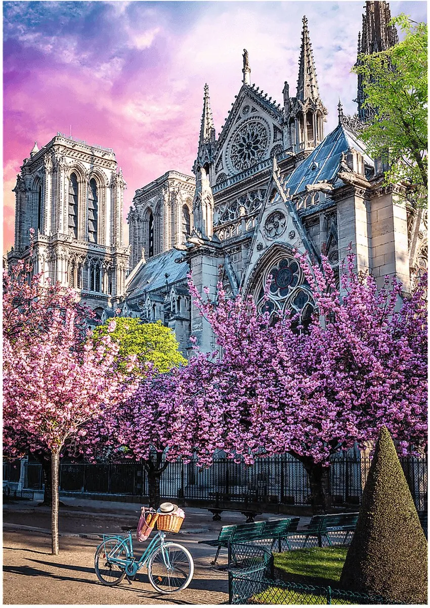 Trefl Legpuzzel Notre-Dame Cathedral 1000 Stuks - Premium Plus - Multicolor