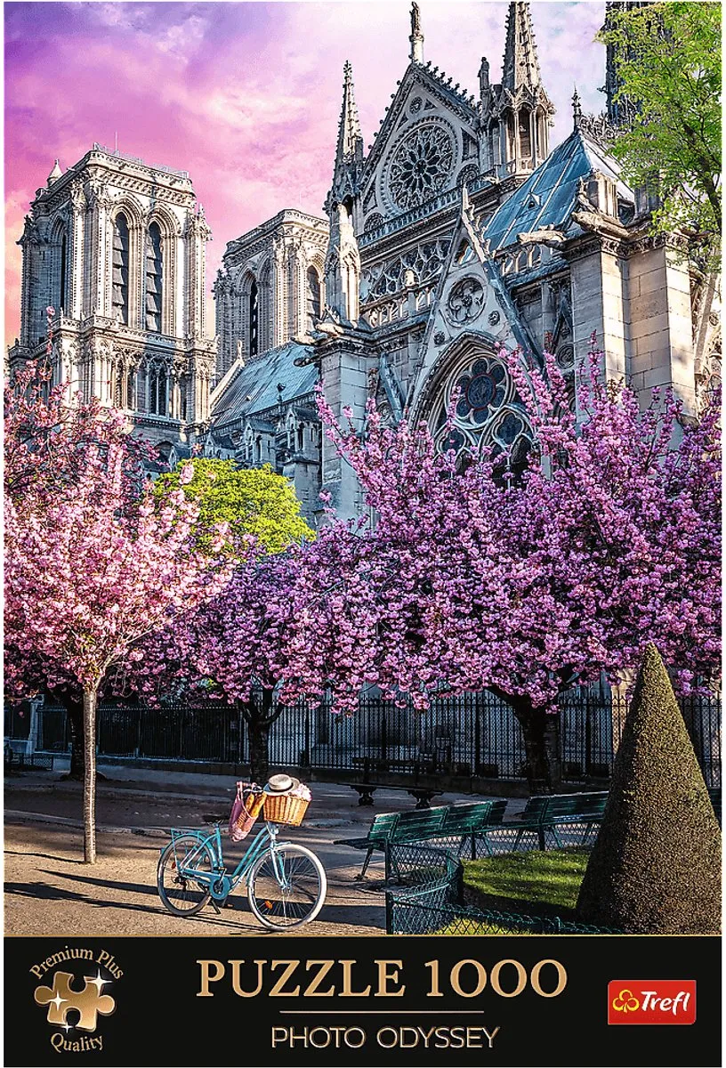Trefl Legpuzzel Notre-Dame Cathedral 1000 Stuks - Premium Plus - Multicolor