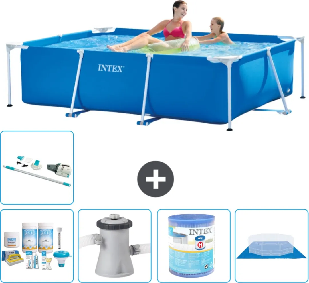 Intex Rechthoekig Frame Zwembad 220x150x60cm