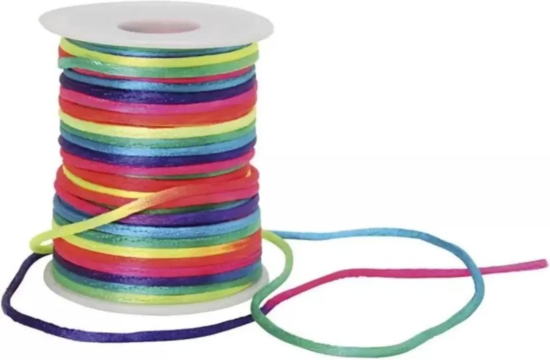 Creativ Company Macramé Koord 2mm Regenboog 40m