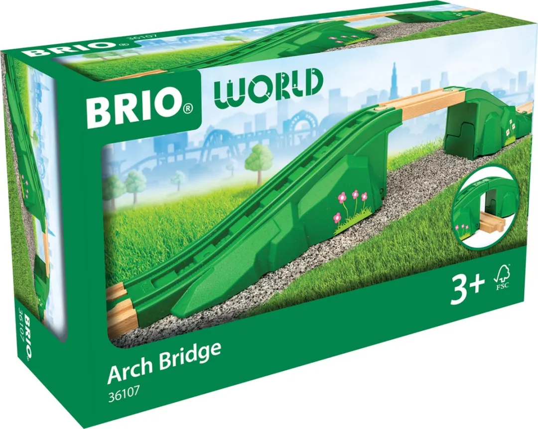 BRIO World Boogbrug 3-delige Set 63610700 - Meerkleurig - afbeelding 6 van 6