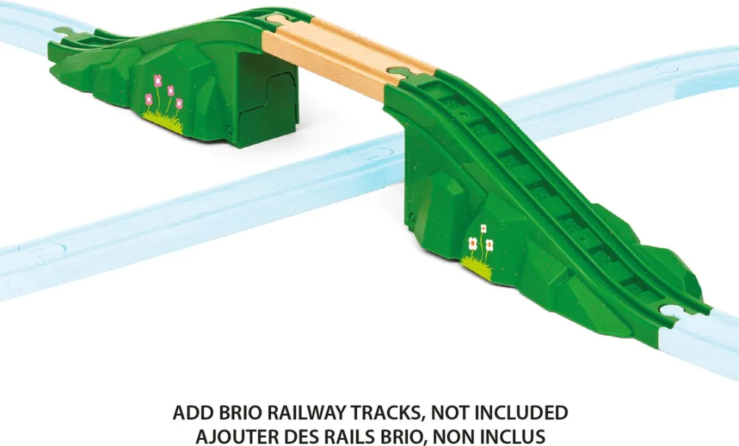 BRIO World Boogbrug - Klassiek Treinaccessoire - 3-delige Set