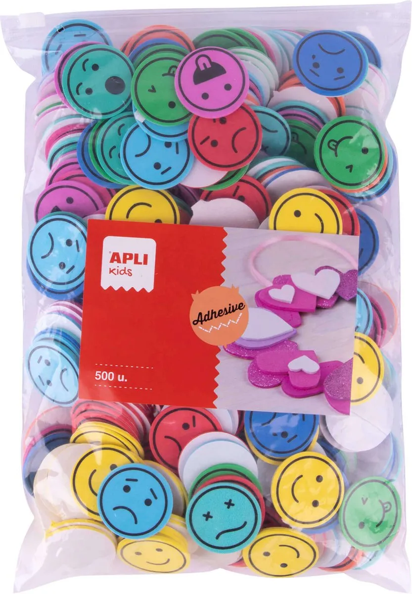 Apli Kids Zelfklevende Emoticons EVA Foam