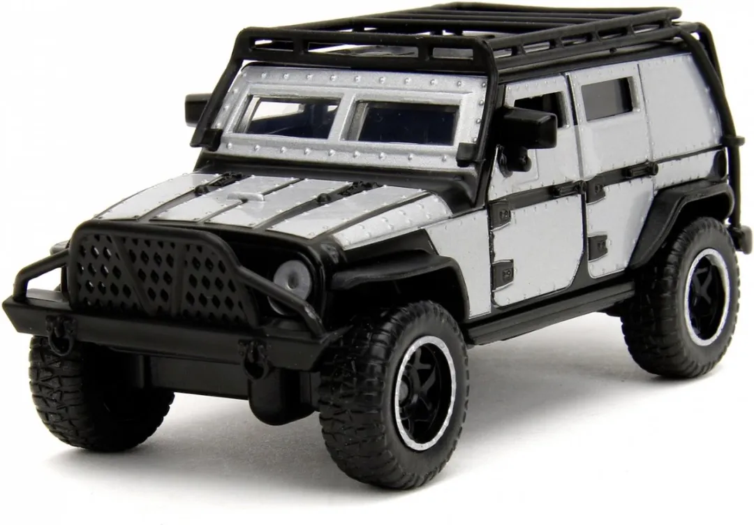Jada Toys Fast & Furious Jeep Wrangler + Dodge Charger 1:32 - Zwart/Zilver - afbeelding 6 van 6