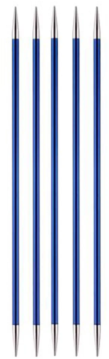 KnitPro Zing Sokkennaalden 4.00mm - Blauw - 5 Stuks
