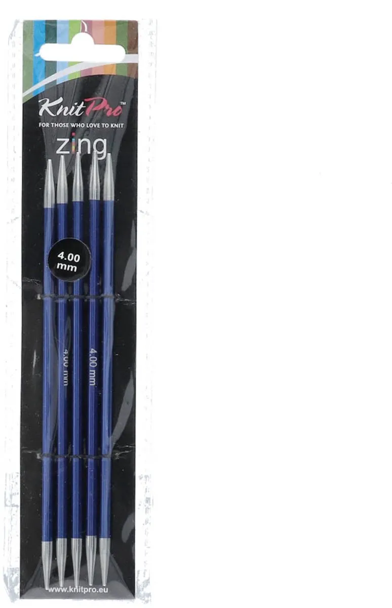 KnitPro Zing Sokkennaalden 4.00mm