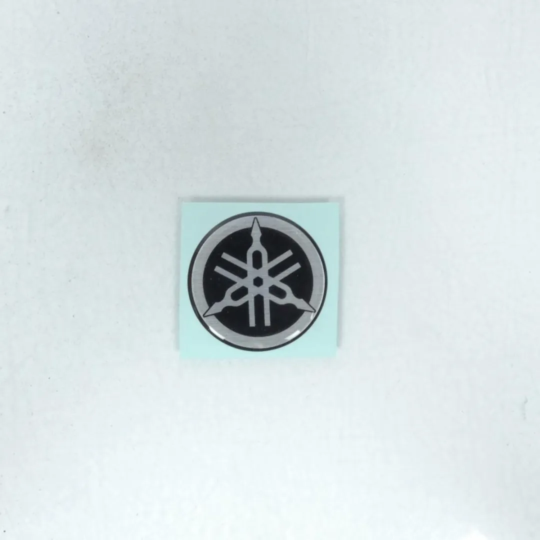 Yamaha 3D Logo Stickers 2DP-F413B - Scooter 150 N-MAX 2017-2020 - Zwart/Grijs