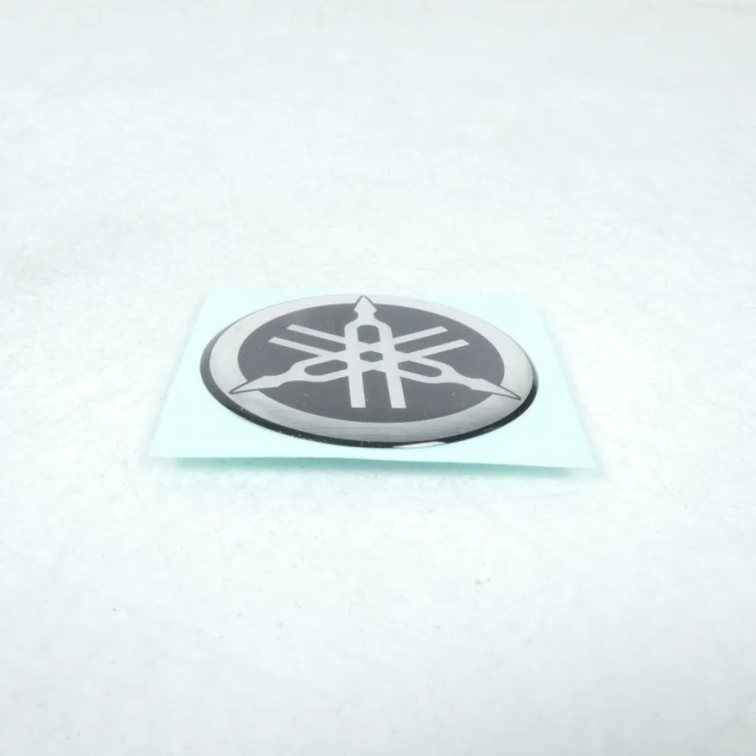 Yamaha 3D Logo Stickers 2DP-F413B - Scooter 150 N-MAX 2017-2020 - Zwart/Grijs