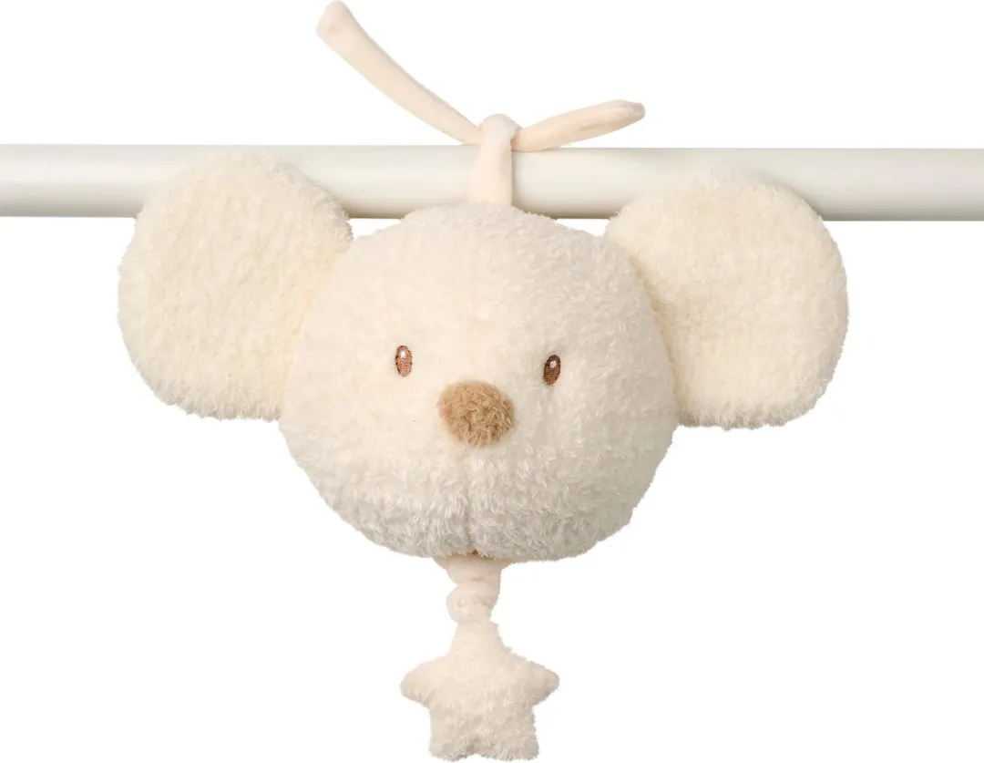 Nattou Teddy Muziekknuffel Muis 16cm Ecru