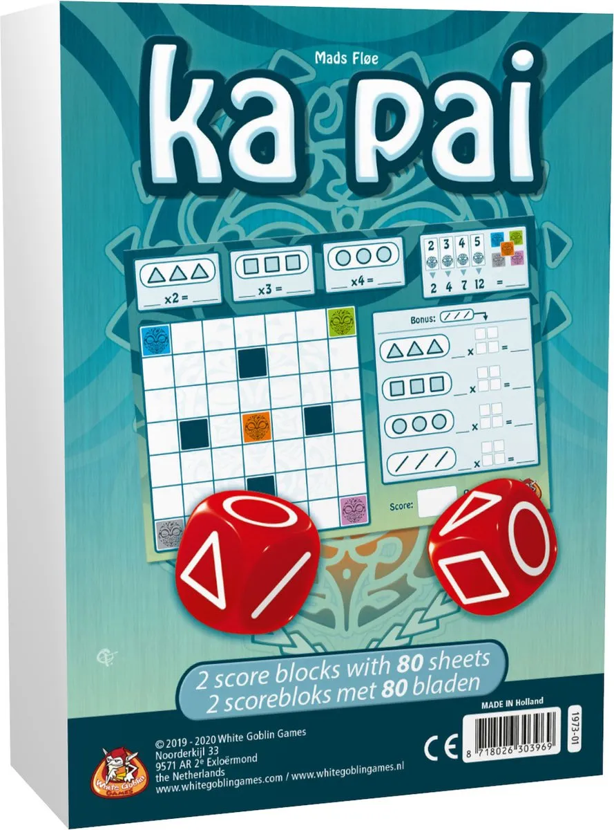 White Goblin Games Ka Pai Bloks Uitbreiding WGG1973
