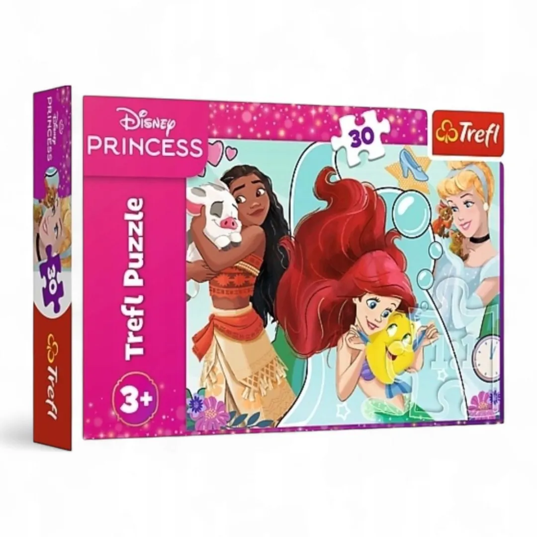 Trefl Puzzel 30 Stukjes - Disney Prinsessen, Mooi & Dapper