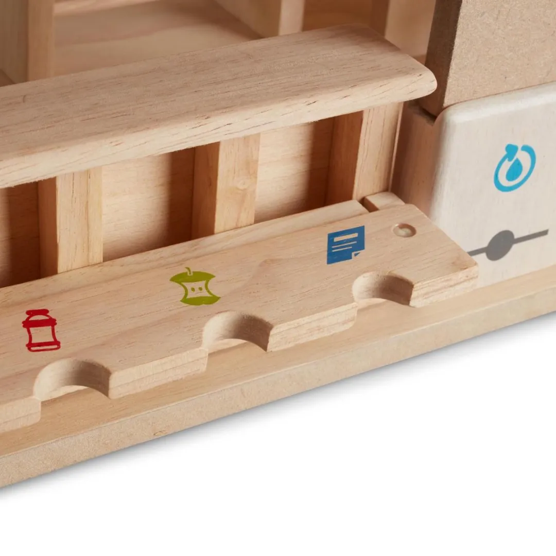 Plantoys Meerkleurig Poppenhuis met Meubels