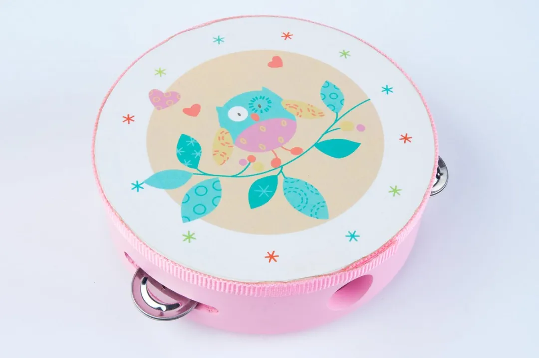 MUSIC SET 5 INSTRUMENTS - PINK OWL PRINT