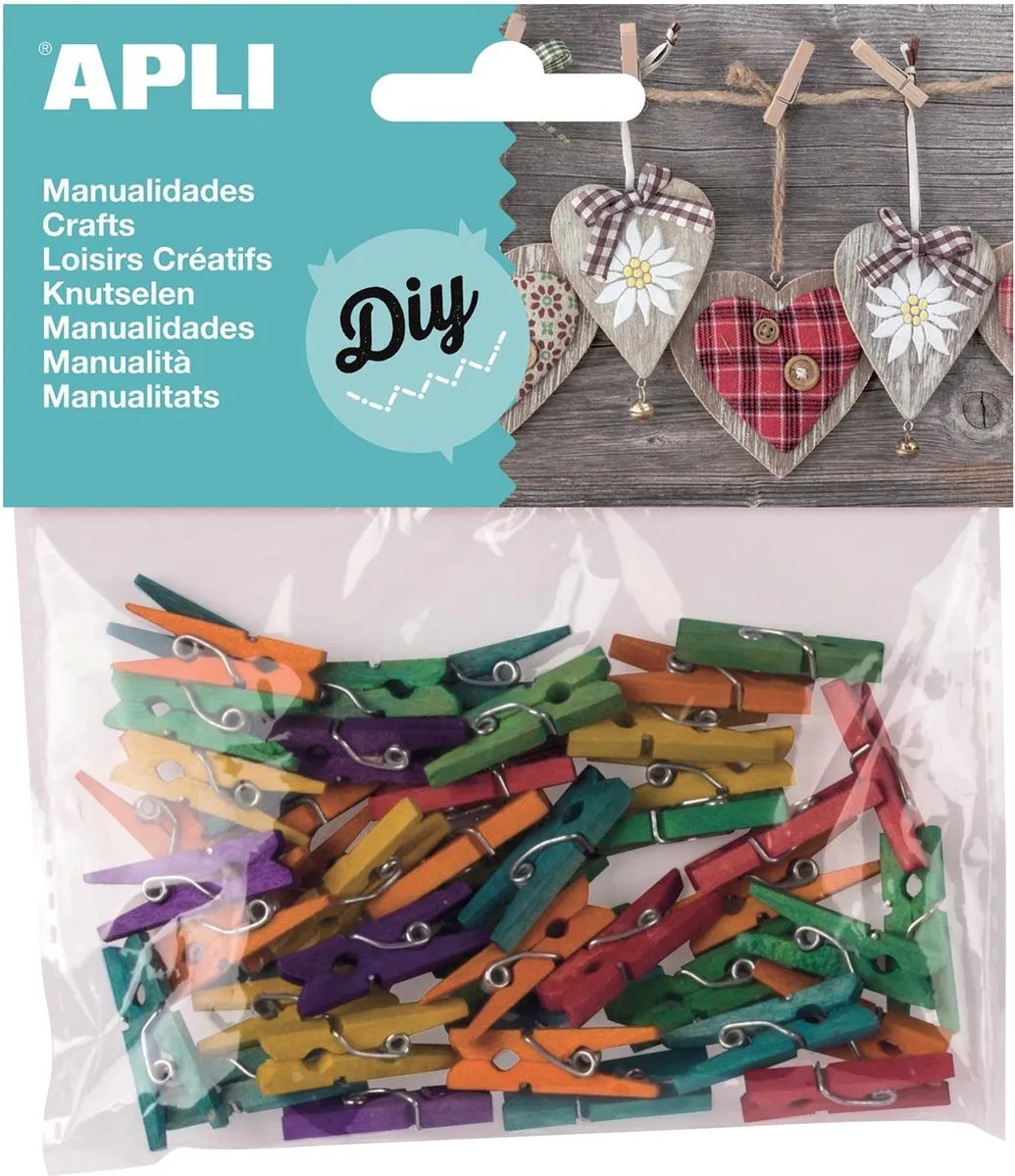 Apli Kids Mini Wasknijpers Hout