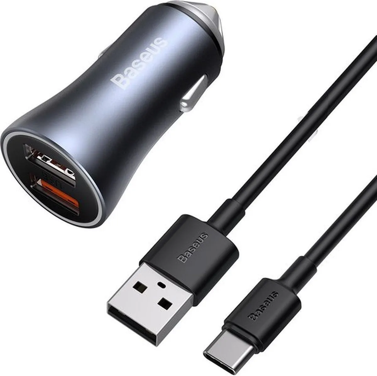 Baseus Autolader USB 2 Poorten TZCCJD-A0G