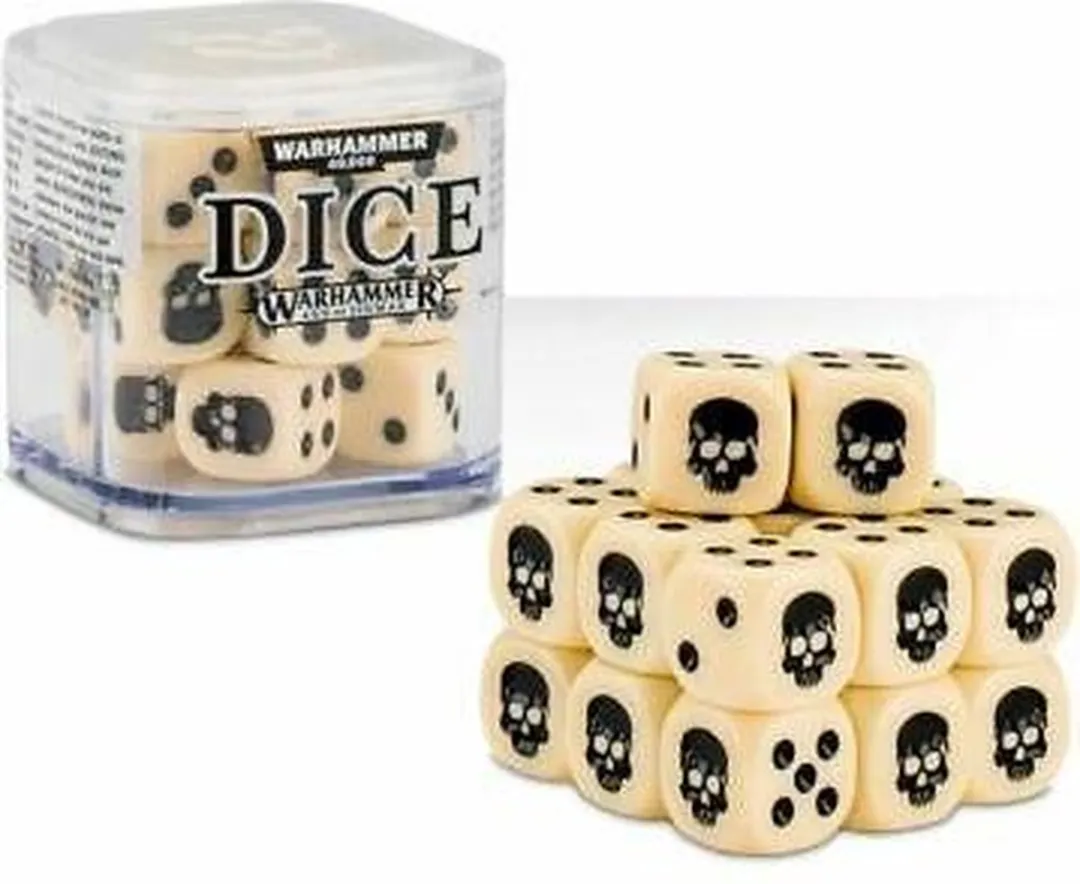 Games Workshop Warhammer Dobbelsteen Wit